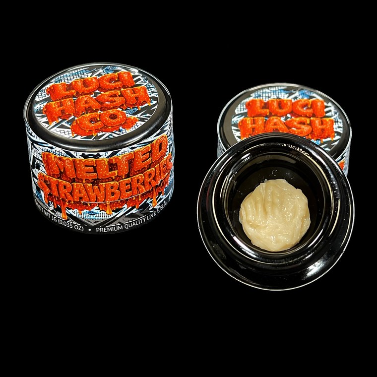 Melted Strawberries live rosin