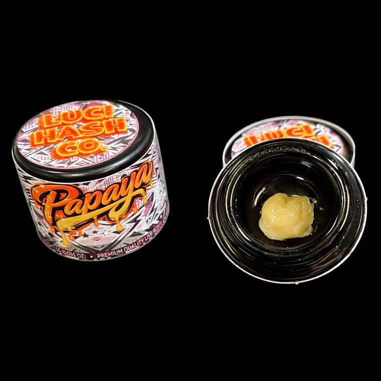 Papaya live rosin